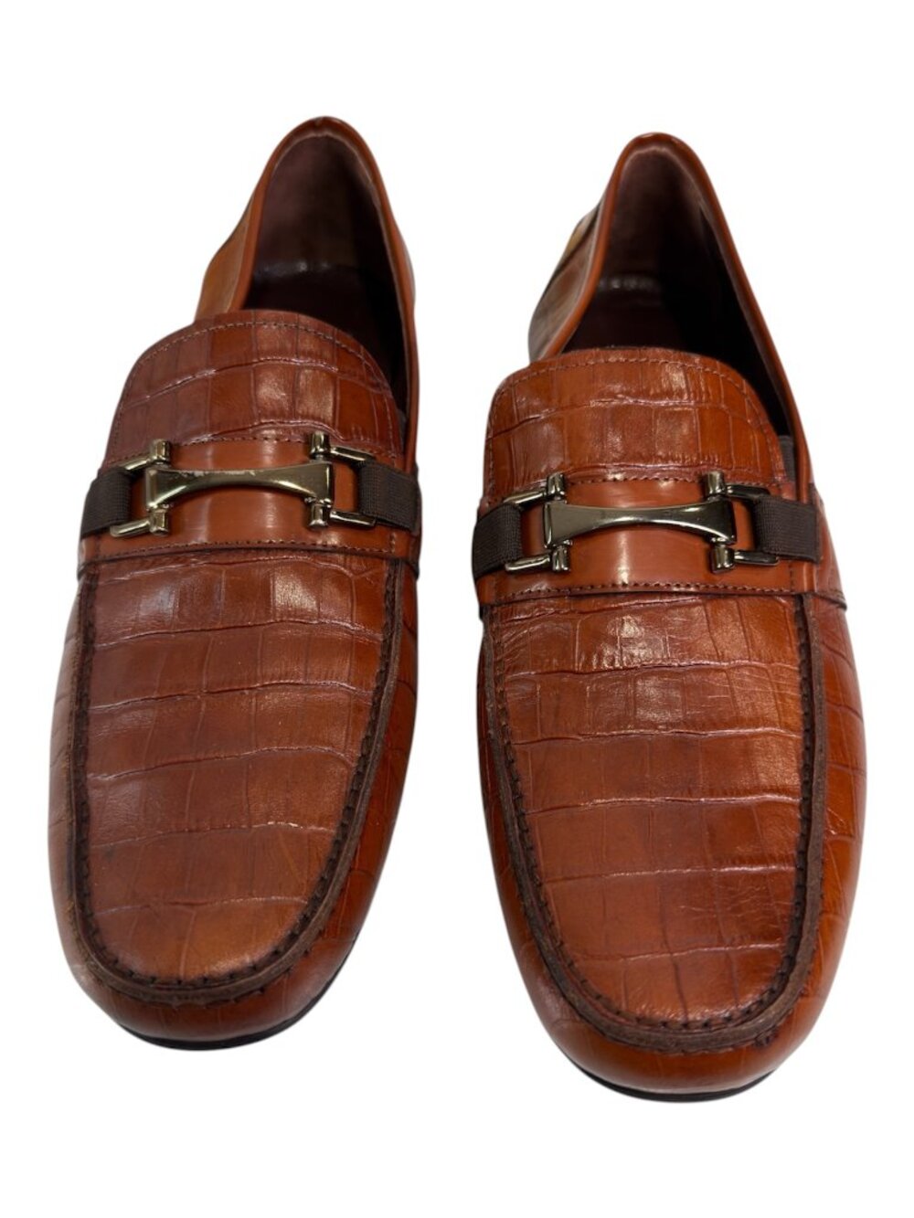 GARDA brown leather loafers Mens Size EU 42 US 9